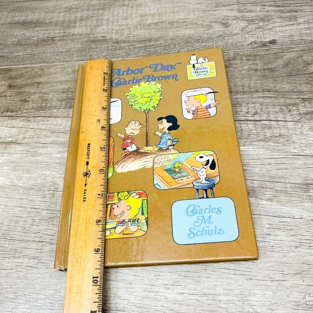 Its Arbor Day Charlie Brown Charles M Schulz 1977 Hardcover Peanuts Book 1st Ed
